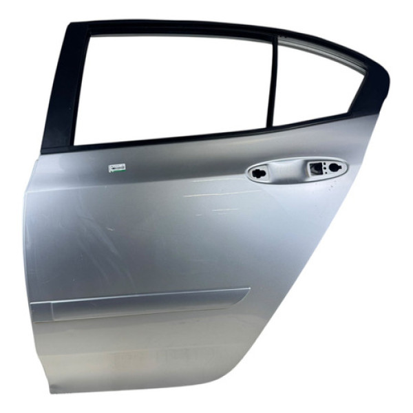 Porta Traseira Esquerda Honda City 2009 2010 2011 A 2014 Traseira Esquerda Prateado