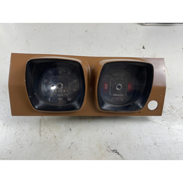 Painel Instrumento Velocimetro Corcel 1 1977 Original Marrom