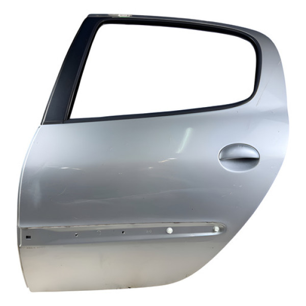 Porta Traseira Esquerda 206 207 1999 2000 2011 2012 A 2013 Traseira Esquerda Prateado