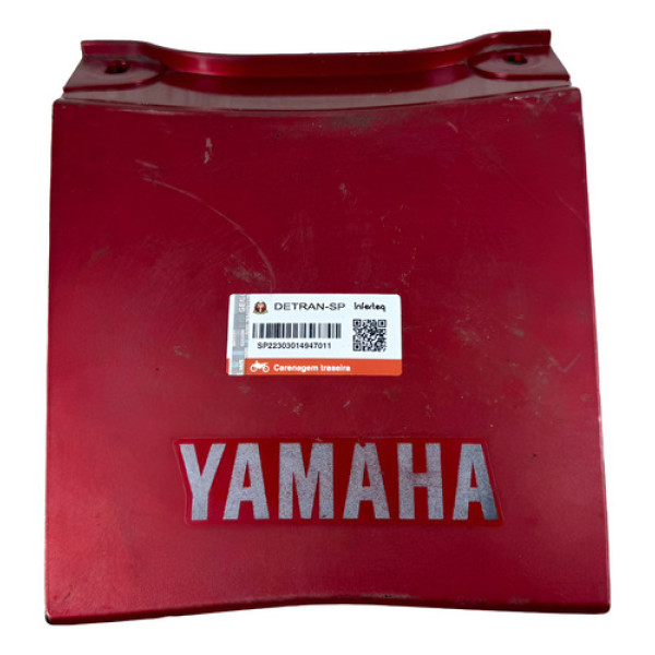 Carenagem Rabeta Central Ybr Factor 125 2011 Original Filé Vermelho