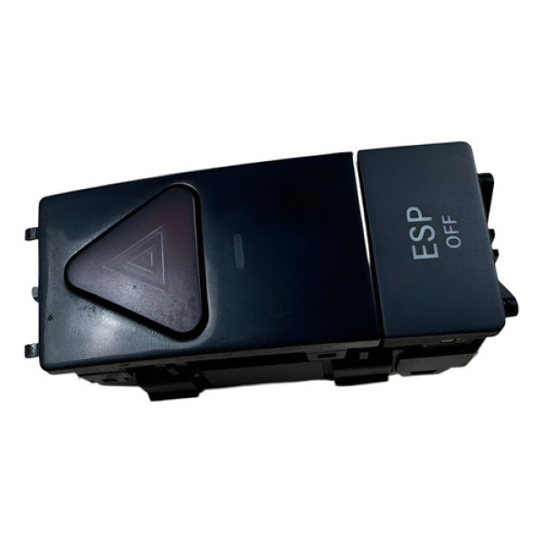 Botão Pisca Alerta Mercedes C200 K C180 Original Preta