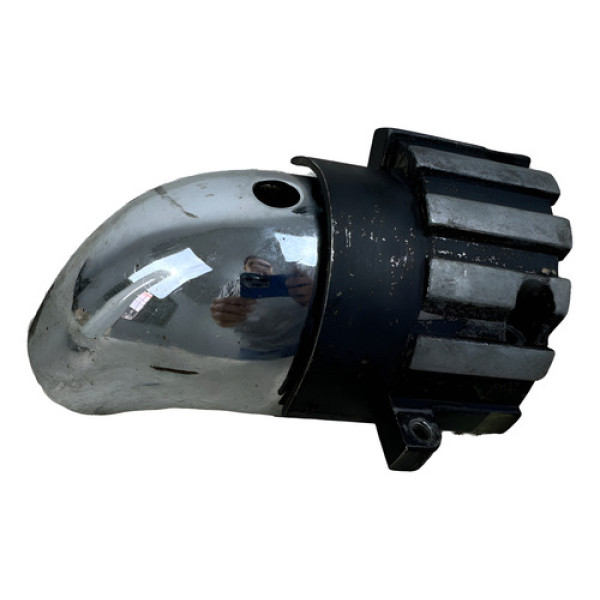 Alça Protetor Escapamento Vmax 1200 1999 Lado Esquerdo Cx39 Preto