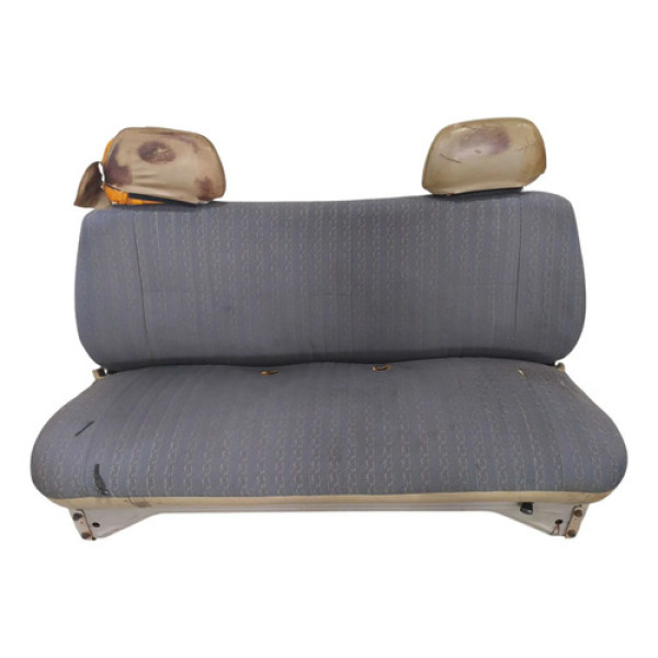 Banco Completo Chevrolet Silverado 1999 2000 Inteiriço Cinza