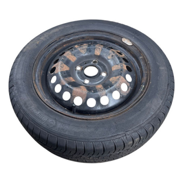 Roda Com Pneu Hyundai Hb20 2015 Original Pneu 185/60r15 Pret Preto