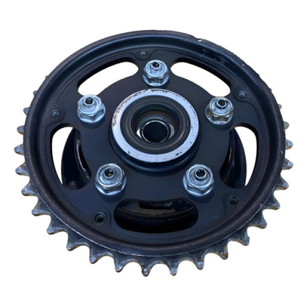 Flange Coroa Twister 250 2002 A 2008 Original Completo Preto