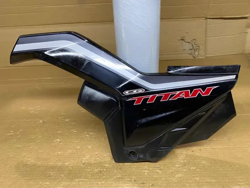 Lateral Lado Esquerdo Honda Titan 160 2020 Original Filé Preto